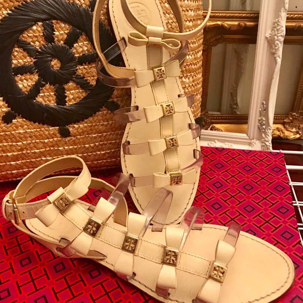 TORY BURCH ORIGINAL Cream Sandals